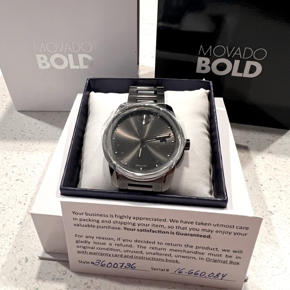 Movado Bold Watch - Picture 1 of 10